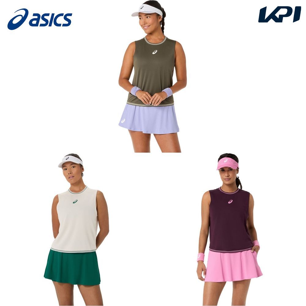 アシックス asics テニスウェア レディース   ウイメンズスリーブレスシャツ 2042A424 2026FW