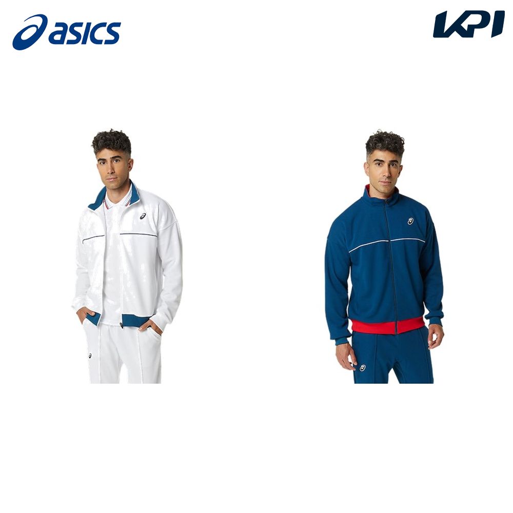 アシックス asics テニスウェア ユニセックス   クラシックニットジャケット 2043A022 2024SS｜kpi