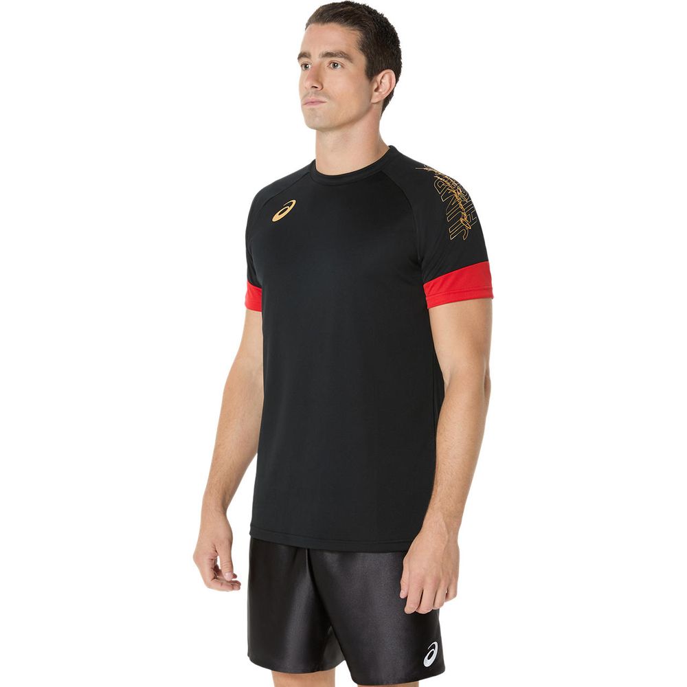 アシックス asics マルチSPウェア    プラクティス半袖シャツ 袖切替  2053A210-001 2025SS | ASICS | 03