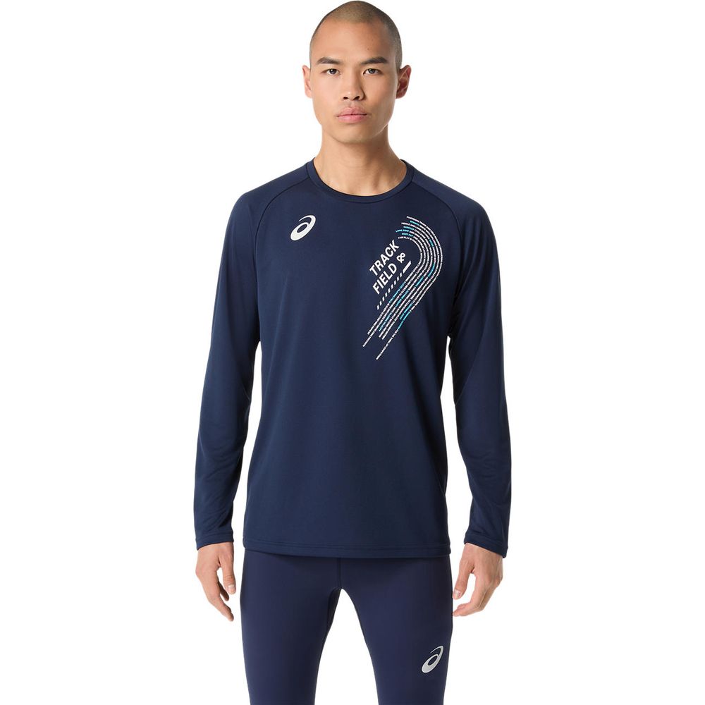 ASICS（アシックス） 陸上ウェア メンズ トラックグラフィック長袖
