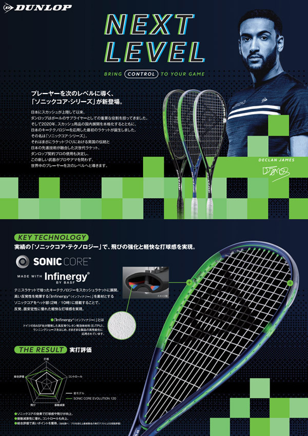 ガット張り上げ済」ダンロップ DUNLOP スカッシュラケット SONIC CORE ELITE 135 ソニックコア エリート 135  DSSQ00040 :DSSQ00040:KPI24 - 通販 - Yahoo!ショッピング