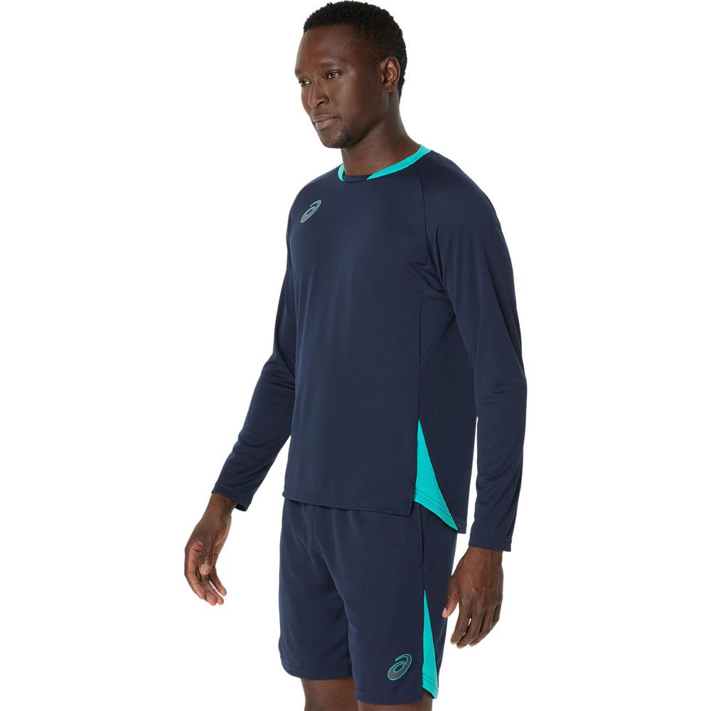 アシックス asics サッカーウェア メンズ   PRACTICE LS TOP 2101A304-405 2025SS | ASICS | 03