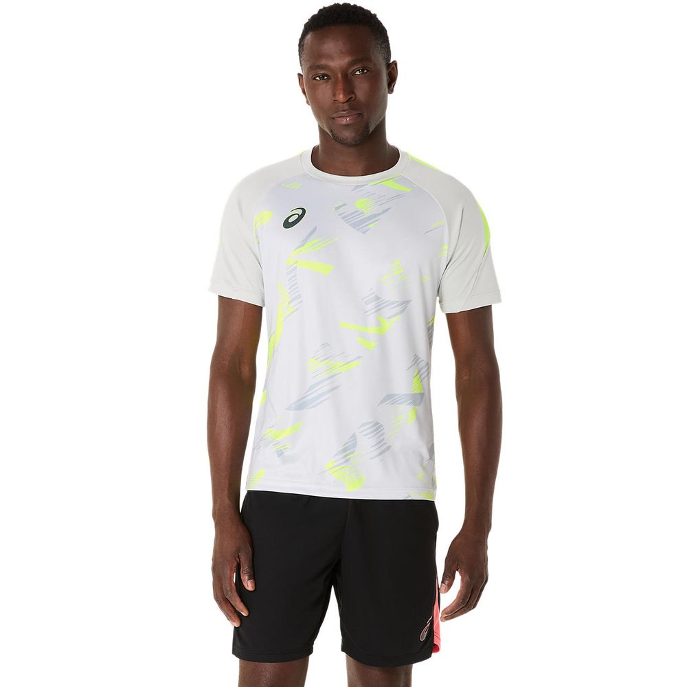 アシックス asics サッカーウェア メンズ   プラクティスグラフィック半袖シャツ 2101A306-020 2025SS | ASICS