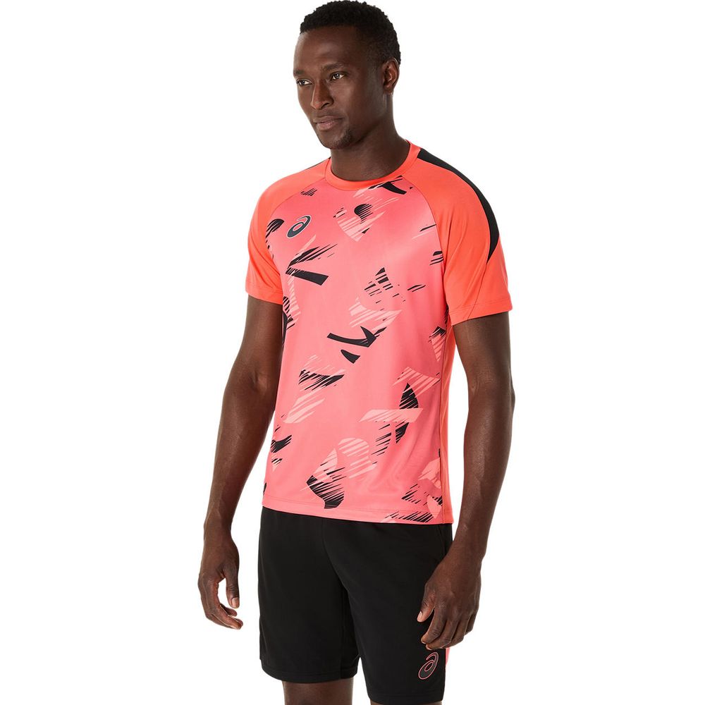 アシックス asics サッカーウェア メンズ   プラクティスグラフィック半袖シャツ 2101A306-700 2025SS | ASICS | 03