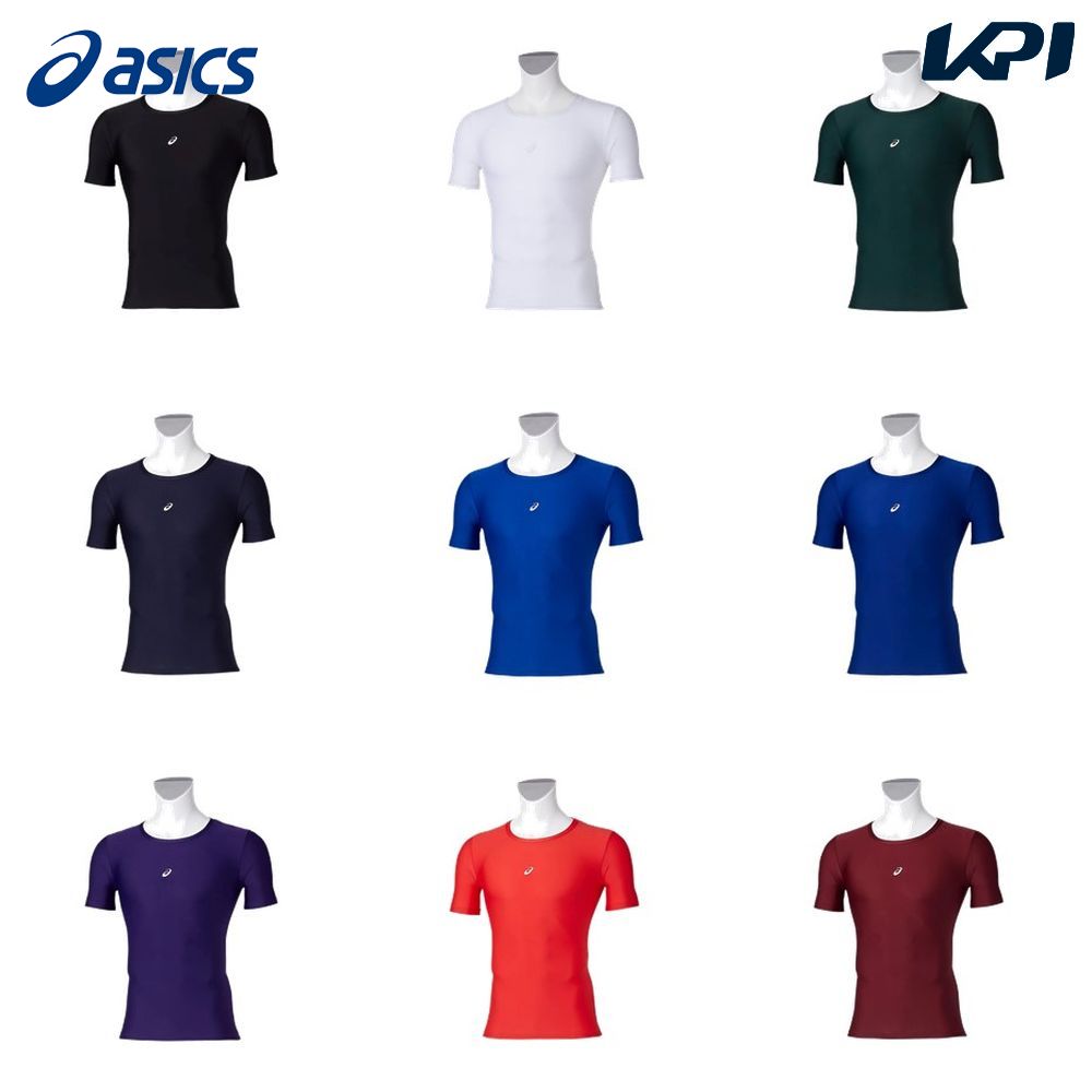 アシックス asics 野球ウェア メンズ １８ ＵＮＤＥＲ ＳＨＩＲＴＳ ＨＳ 半袖アンダーシャツ 2121A281 2023FW