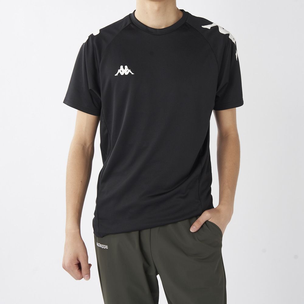 KAPPA　02/03　ベティス（A)　半袖 Kappa フィットネスウェア メンズ 半袖Tシャツ 215207 2025SS : KPI