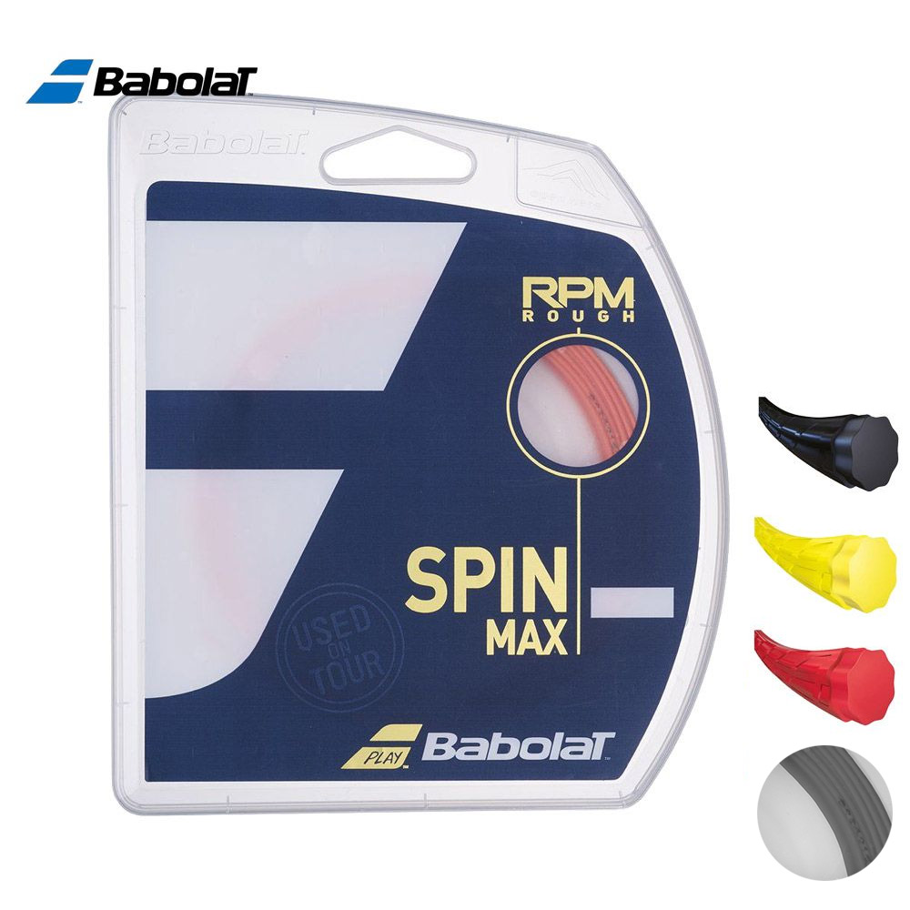 バボラ Babolat テニスガット・ストリング  RPM ROUGH RPMラフ 12m単張 241140｜kpi