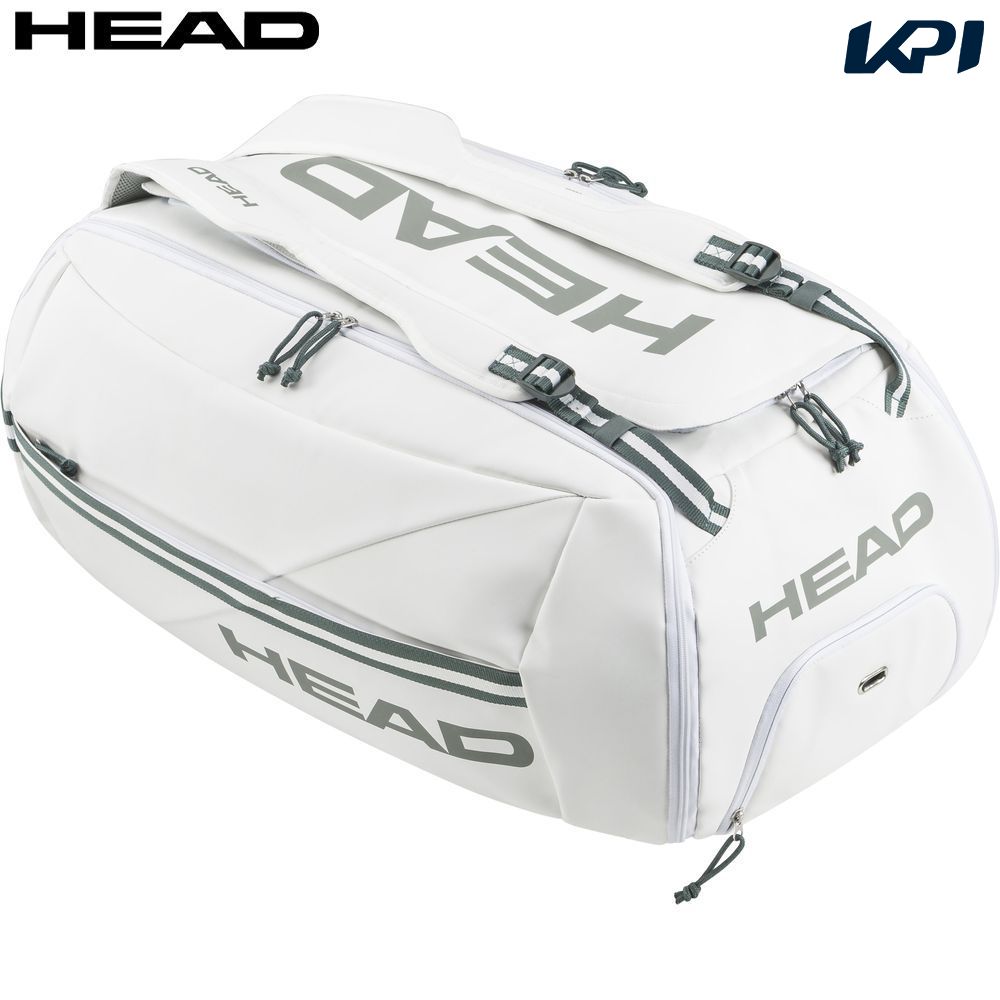 ヘッド HEAD テニスバッグ・ケース  Pro X Duffle Bag XL WHITE ラケット6本入 Pro X ダッフルバッグ XL ホワイト 262173『即日出荷』｜kpi