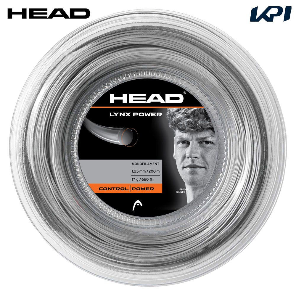 HEAD（ヘッド） テニスガット・ストリング Lynx Power 200mロール 