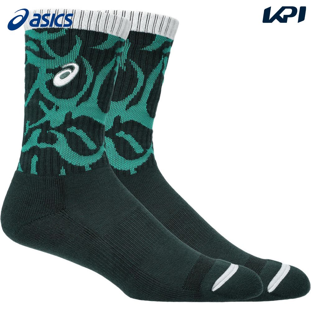 アシックス asics テニスアクセサリー    グラフィッククルーソックス 3043A115-300