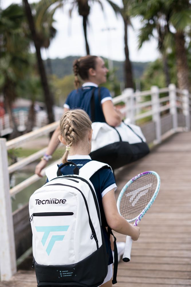 テクニファイバー Tecnifibre テニスバッグ・ケース TOUR WHITE BLUE BACKPACK ツアーホワイト ブルー バックパック  40TOUWBLBA 9月上旬発売予定※予約