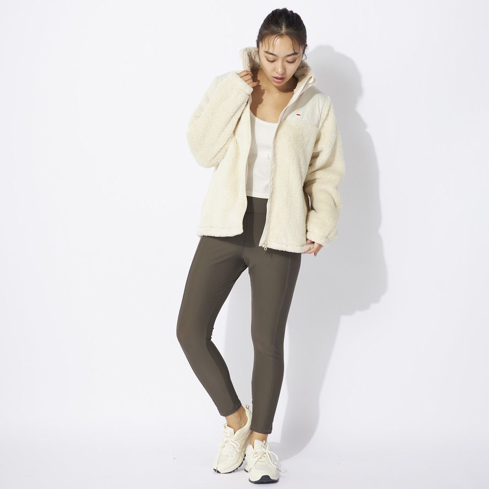 FILA フェイクファートラックジャケット とスコートMサイズ VL2560