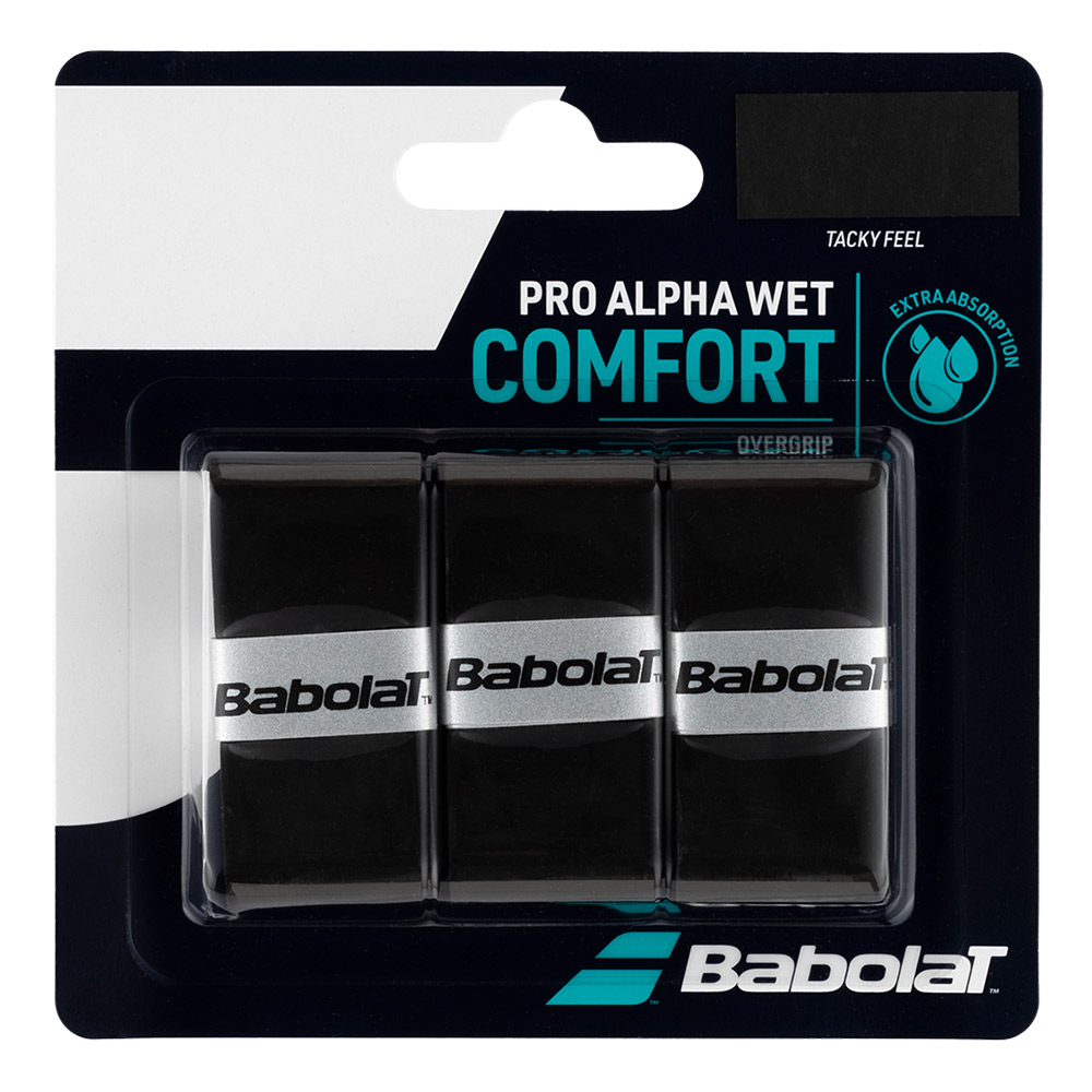 バボラ Babolat テニスグリップテープ PRO ALPHA WET x 3 プロアルファウェット 3本入 653054 『即日出荷』