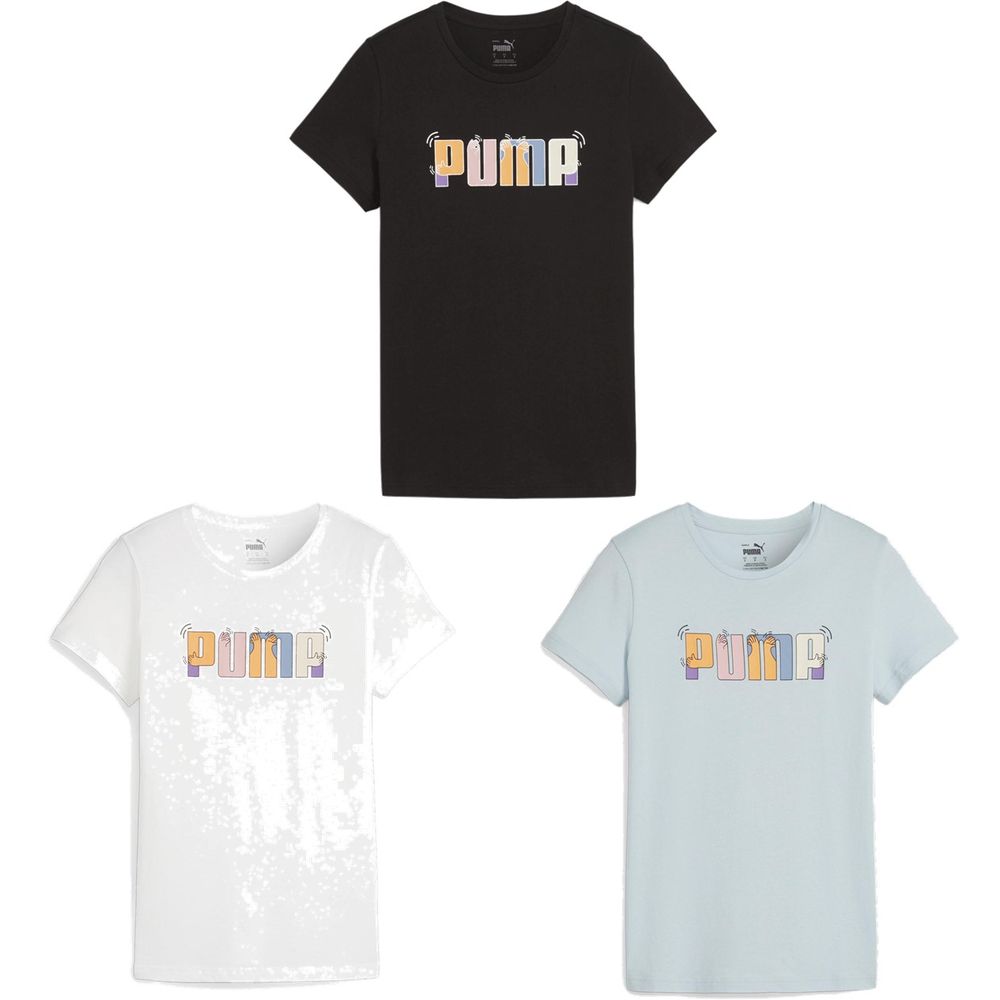 プーマ PUMA マルチSPウェア レディース   ESS+ ロゴ グラフィック Tシャツ 681231 2024SS