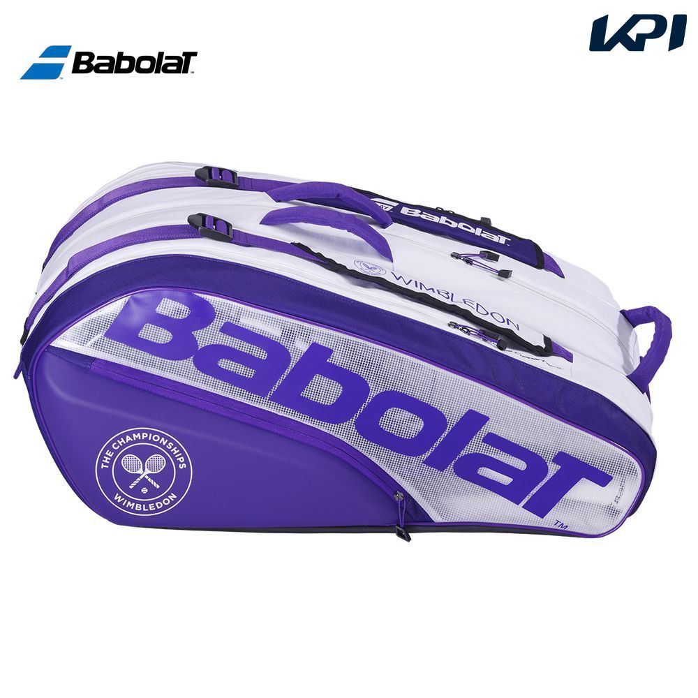 バボラ Babolat テニスバッグ・ケース RACKET HOLDER ×12　WIMBLEDON ウィンブルドンモデル ラケットバッグ  12本収納可 751205