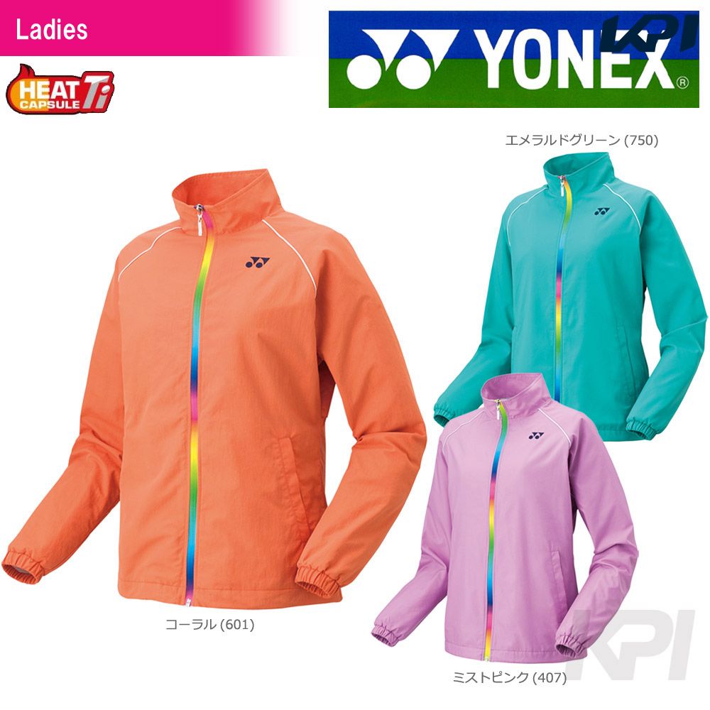 YONEX ヨネックス 「Ladies レディース 裏地付ウインドウォーマーシャツ フィットスタイル  78049」テニスウェア「FW」 『即日出荷』｜kpi