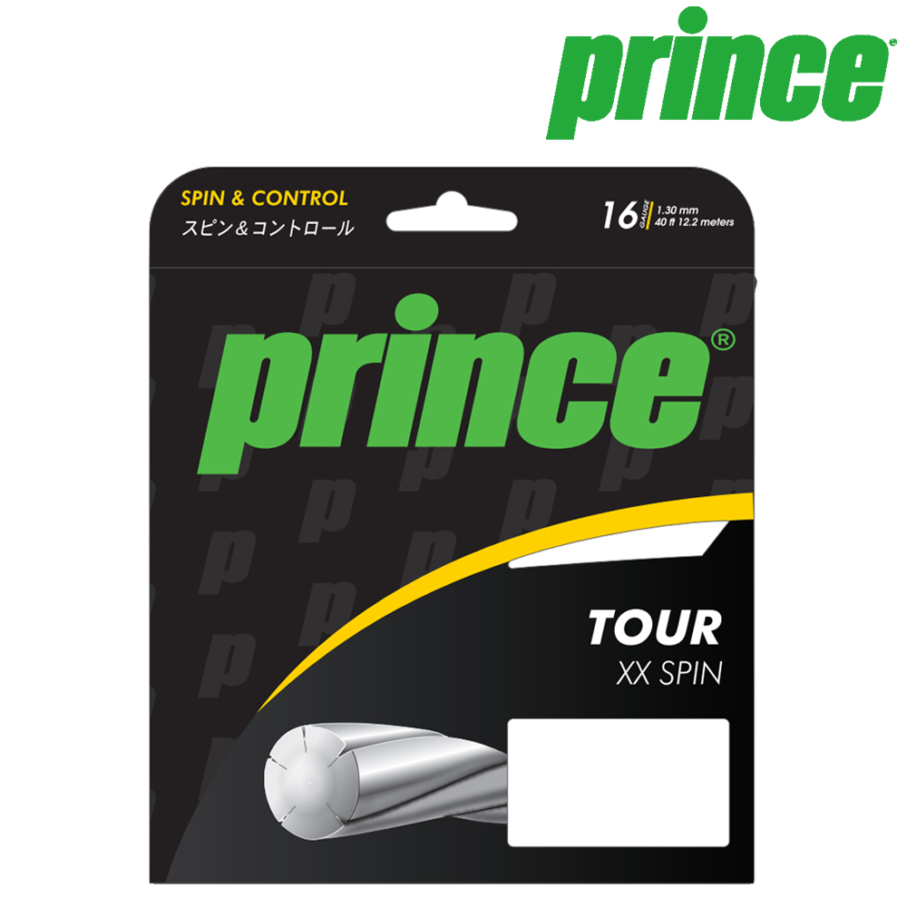 プリンス Prince テニスガット・ストリング  TOUR XX SPIN 16  ツアーXXスピン16  7JJ023｜kpi