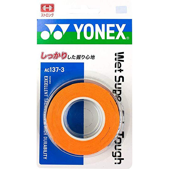 ヨネックス YONEX テニスグリップテープ  ウエットスーパーグリップタフ 3本入  AC137-3 『即日出荷』｜kpi｜05