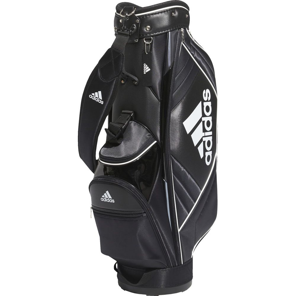 【高評価安い】アディダス ゴルフ 軽量キャディーバック９型【ブラック】新品！ ゴルフバッグ・キャディバッグ