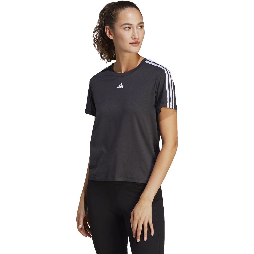 アディダス adidas マルチSPウェア レディース エアロレディ トレインエッセンシャルズ スリーストライプス 半袖Tシャツ BUT04 2020SS｜kpi｜05