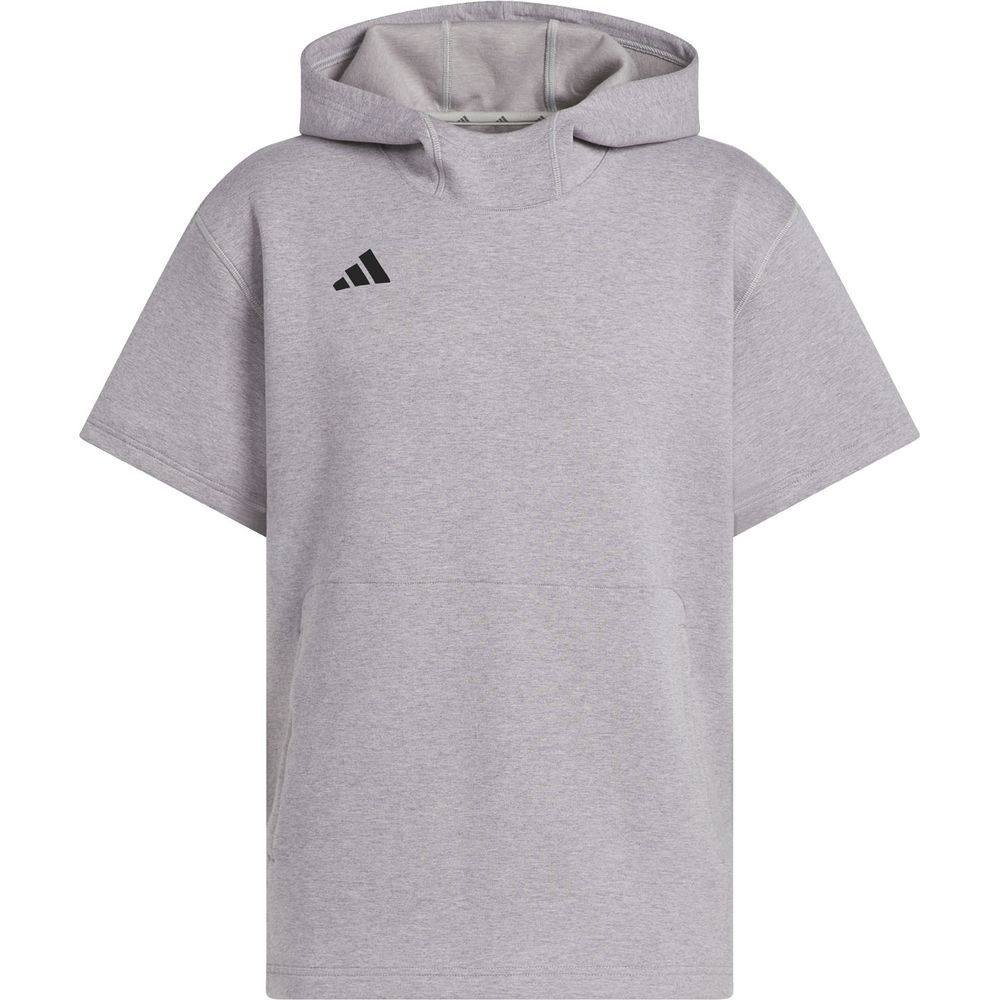adidas パーカー　半袖 adidas（アディダス） メンズ 半袖 スウェット パーカー adidas M
