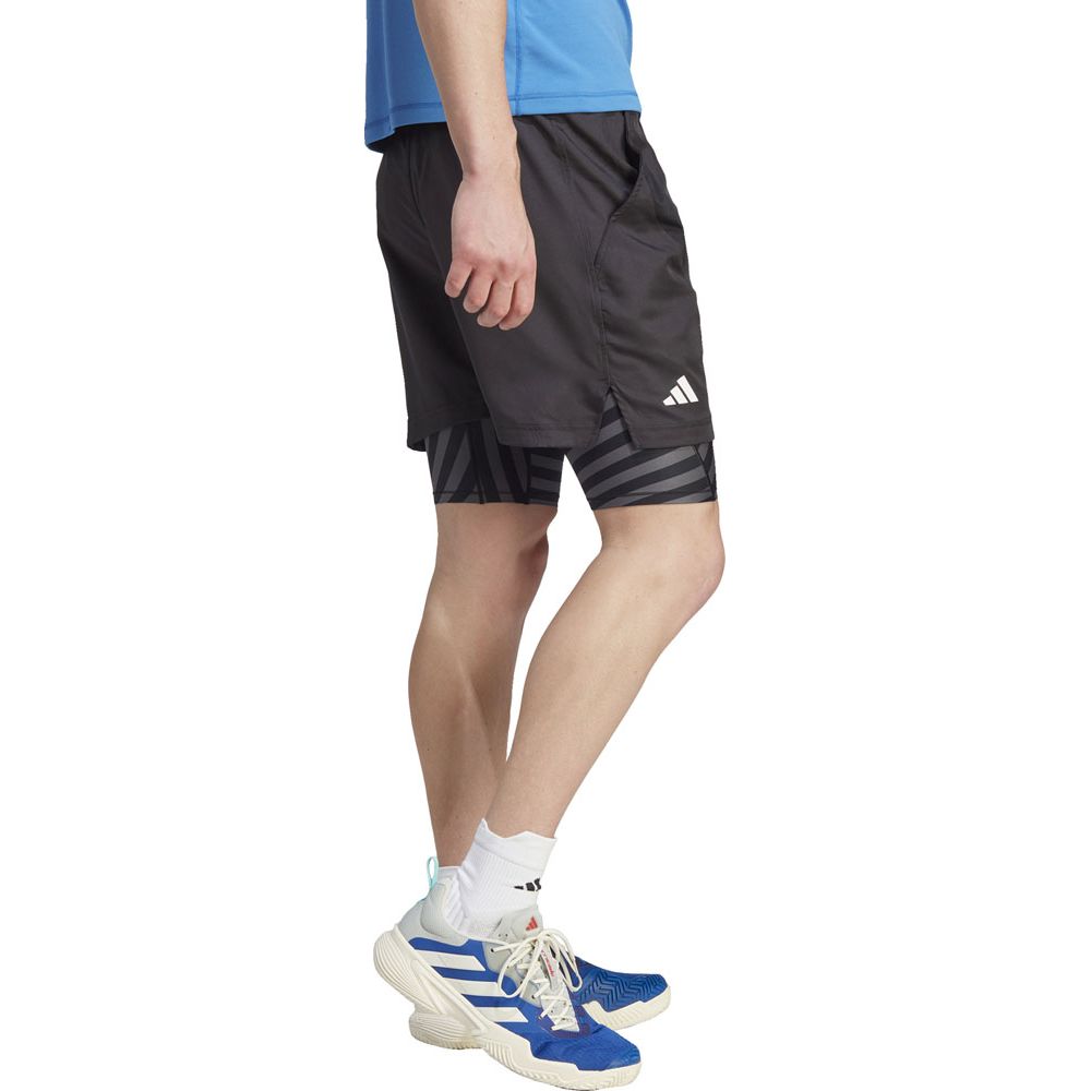 アディダス adidas テニスゲームシャツ・パンツ メンズ M TENNIS NY 2 IN 1 ショーツ PRO MKO19 2023FW