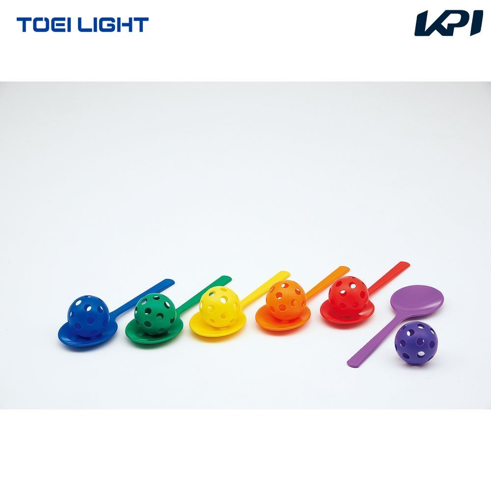 トーエイライト TOEI LIGHT レクリエーション設備用品  スプーンリレー 6色1組  TL-B2680
