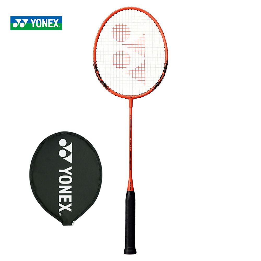 ガット張り上げ済み ヨネックス Yonex 新品未使用正規品 バドミントンラケット オレンジ B4000 005 B4000g 005