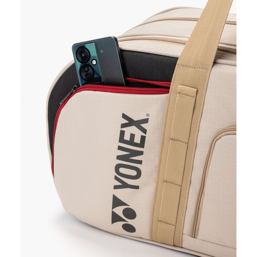 YONEX トーナメントバッグ 黒/黄色 ヨネックス トーナメント バッグ テニス バドミントン ブラック/イエロー