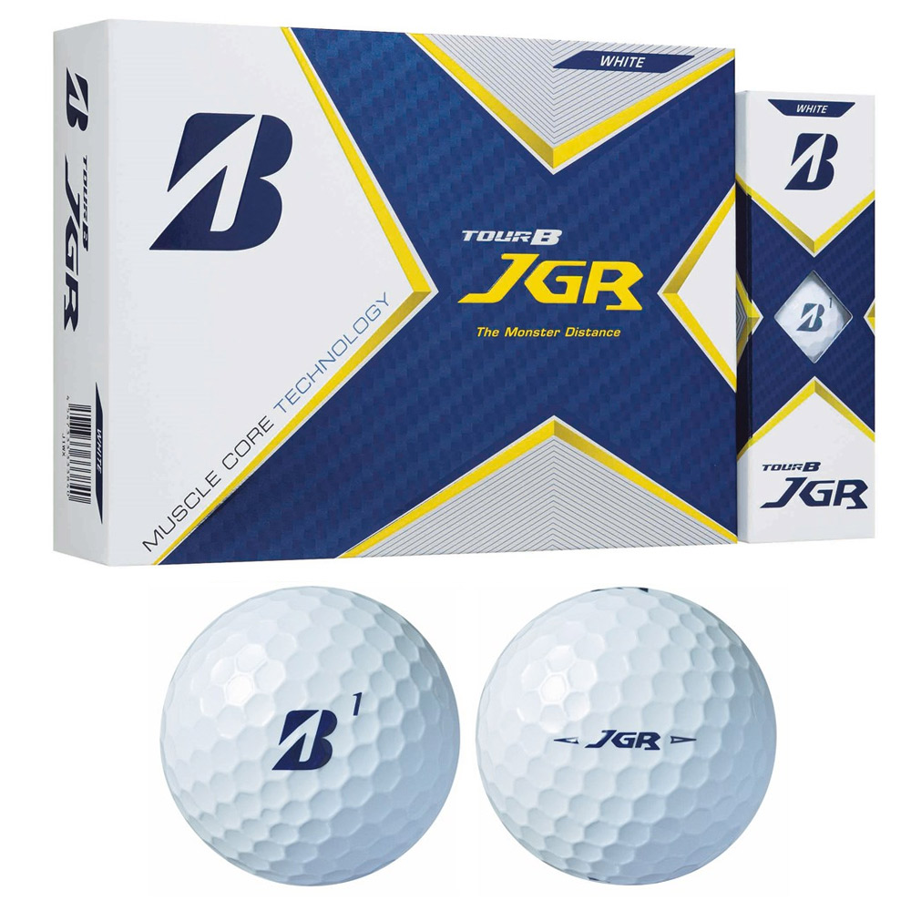 ゴルフボール　BRIDGESTONE JGR white TOUR B JGR（パールホワイト）[1ダース：12個](パールホワイト