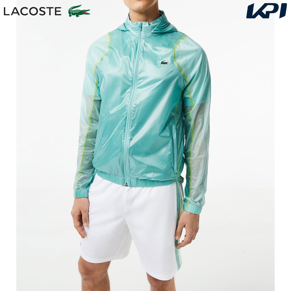 ラコステ LACOSTE テニスウェア メンズ リップストップ切り替えテニスウィンドブレイカート BH5047-99-BR8 2023SS  『即日出荷』