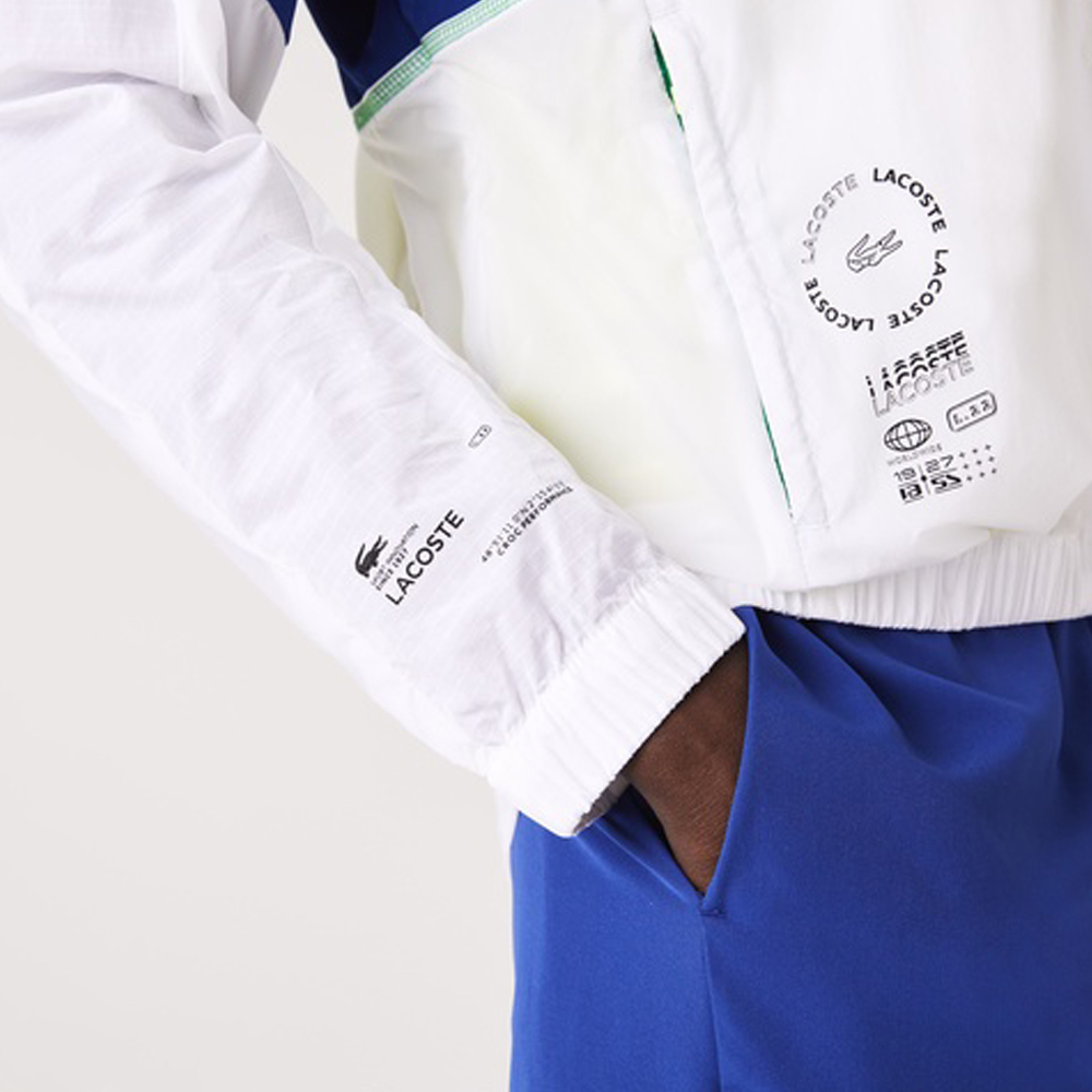 ラコステジャケット LACOSTE ラコステ テニスウェア メンズ パッカブル撥水ジップ