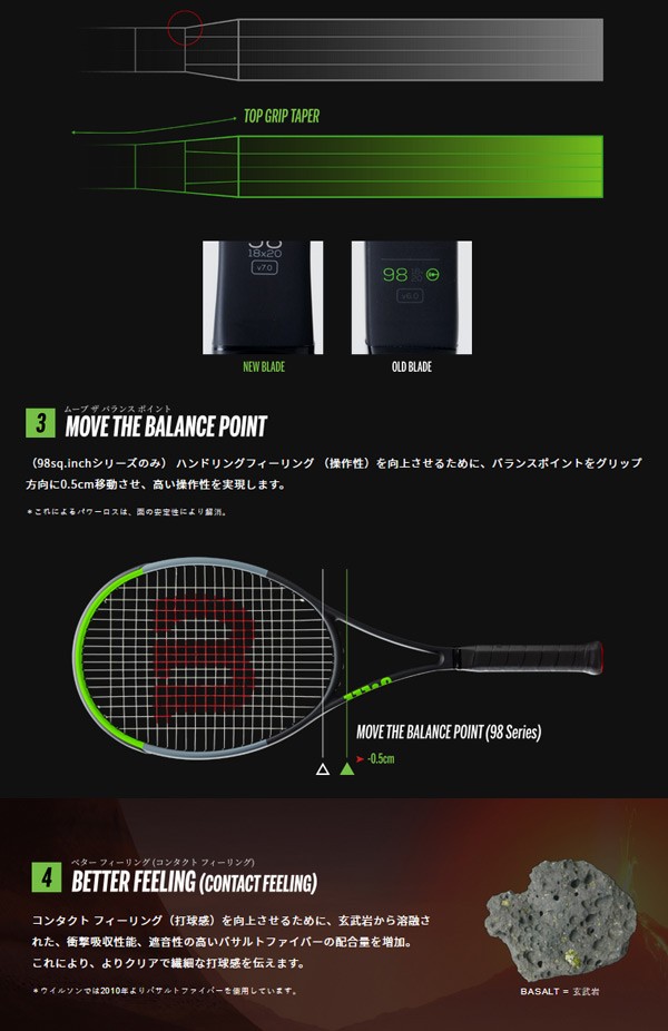 ウイルソン Wilson 硬式テニスラケット BLADE 100L V7.0 WR014011S