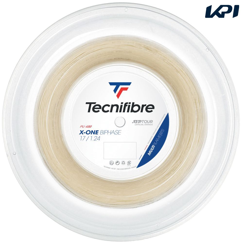 テクニファイバー Tecnifibre テニスガット・ストリング  X-ONE BIPHASE  エックスワンバイフェイズ  1.24mm  200mロール TFR201 TFSR201 『即日出荷』｜kpi｜02