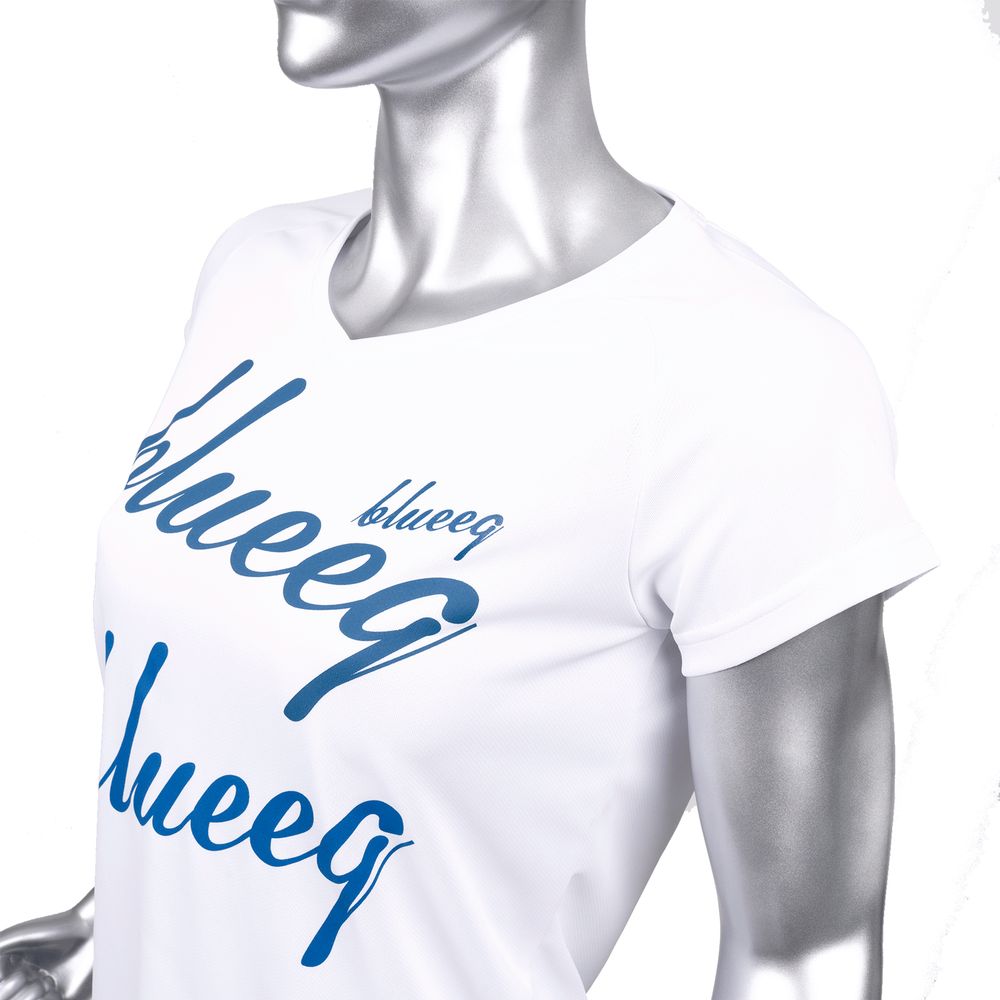 blueeq ブルイク テニスウェア レディース V-NECK SCRIPT TEE V