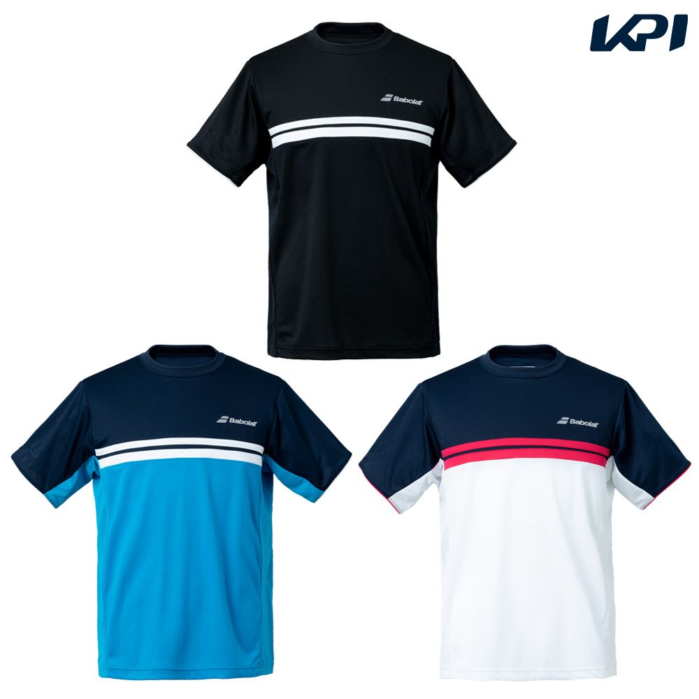 Babolat バボラ テニスウェア 半袖Tシャツ BUG1304黒メンズM新品 Babolat（バボラ） 『即日出荷』バボラ テニスウェア メンズ PURE