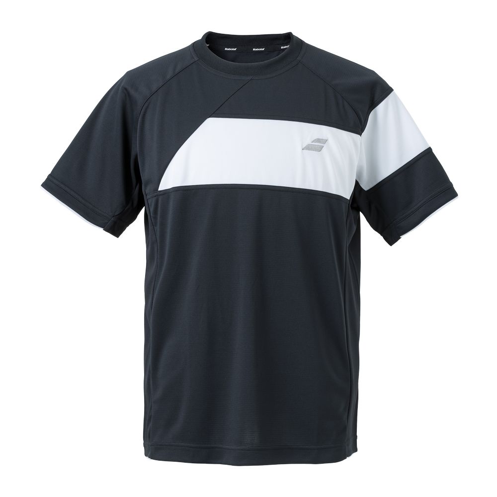 バボラ Babolat テニスウェア ユニセックス   CLUB SHORT SLEEVE SHIRT ショートスリーブ 半袖Tシャツ BUG4311C 2024SS｜kpi｜02