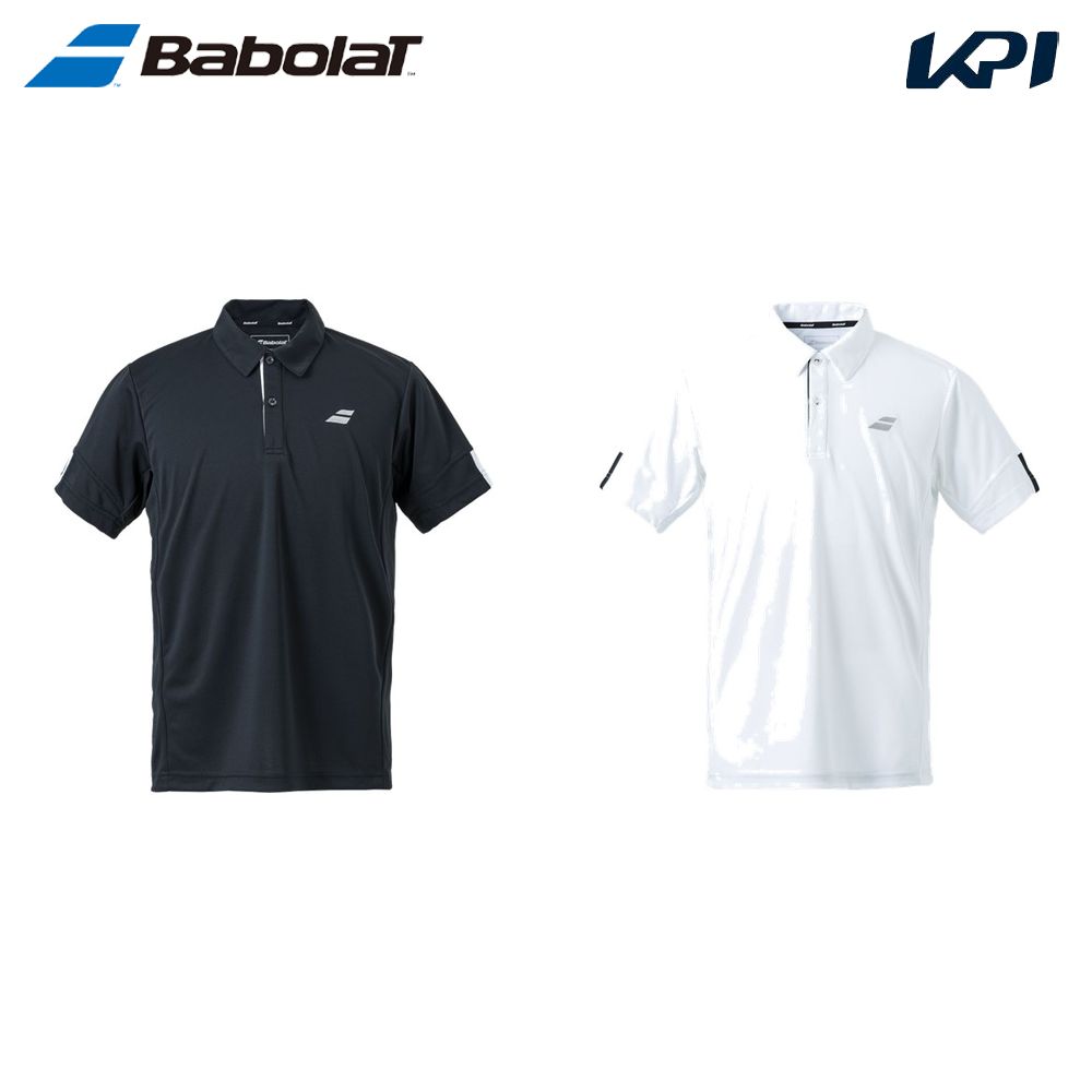 バボラ Babolat テニスウェア ユニセックス   CLUB SHORT SLEEVE SHIRT ショートスリーブ 半袖Tシャツ BUG4313C 2024SS｜kpi