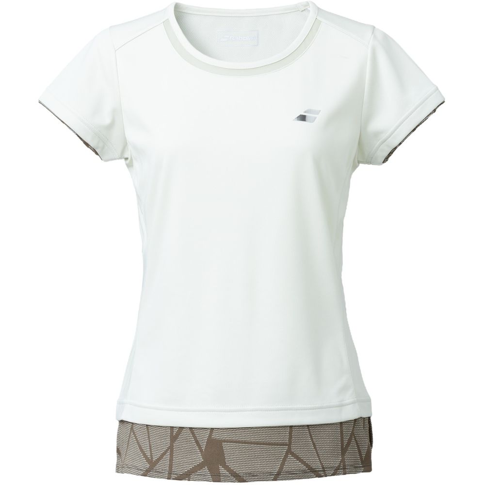 バボラ Babolat テニスウェア レディース VS SHORT SLEEVE SHIRT