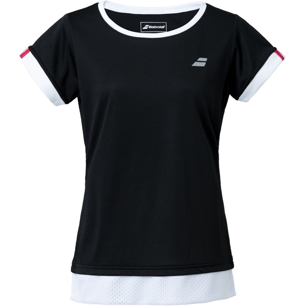 バボラ Babolat テニスウェア レディース CLUB SHORT SLEEVE SHIRT