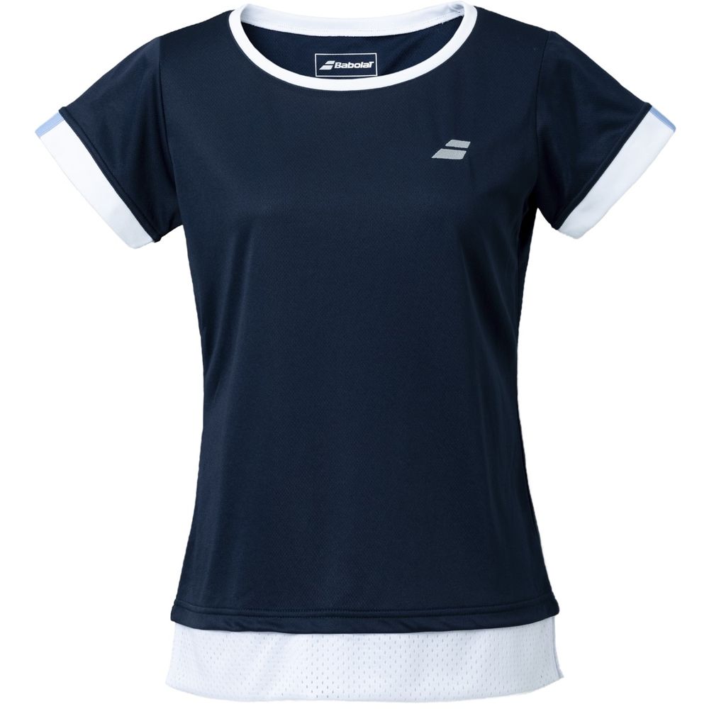 バボラ Babolat テニスウェア レディース CLUB SHORT SLEEVE SHIRT ショートスリーブシャツ BWG1330C  2021SS『即日出荷』