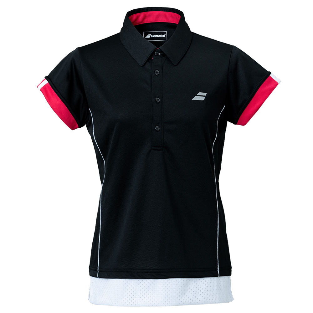 バボラ Babolat テニスウェア レディース CLUB SHORT SLEEVE SHIRT ショートスリーブシャツ BWG1331C 2021SS『即日出荷』｜kpi｜05