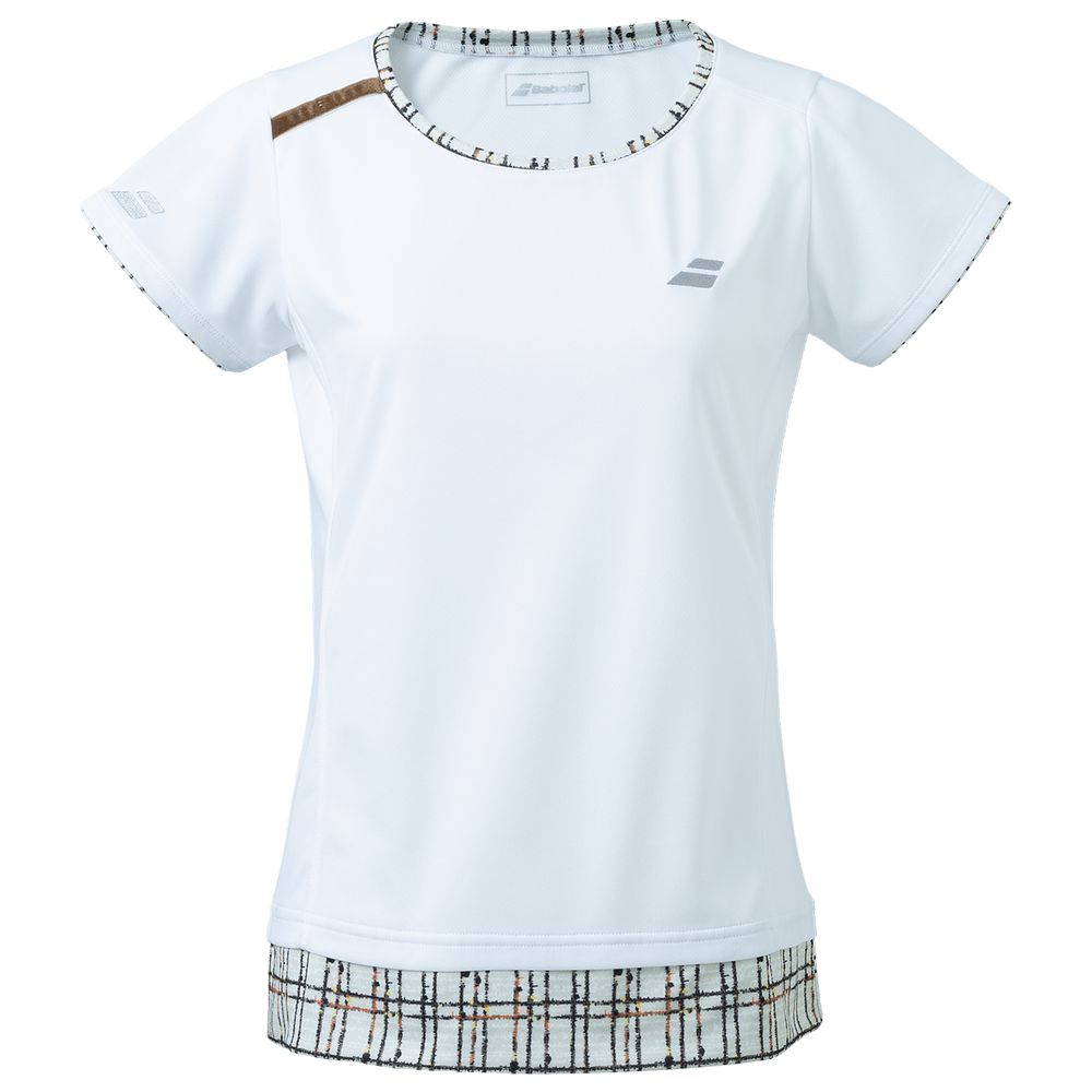 バボラ Babolat テニスウェア レディース PURE SHORT SLEEVE SHIRT