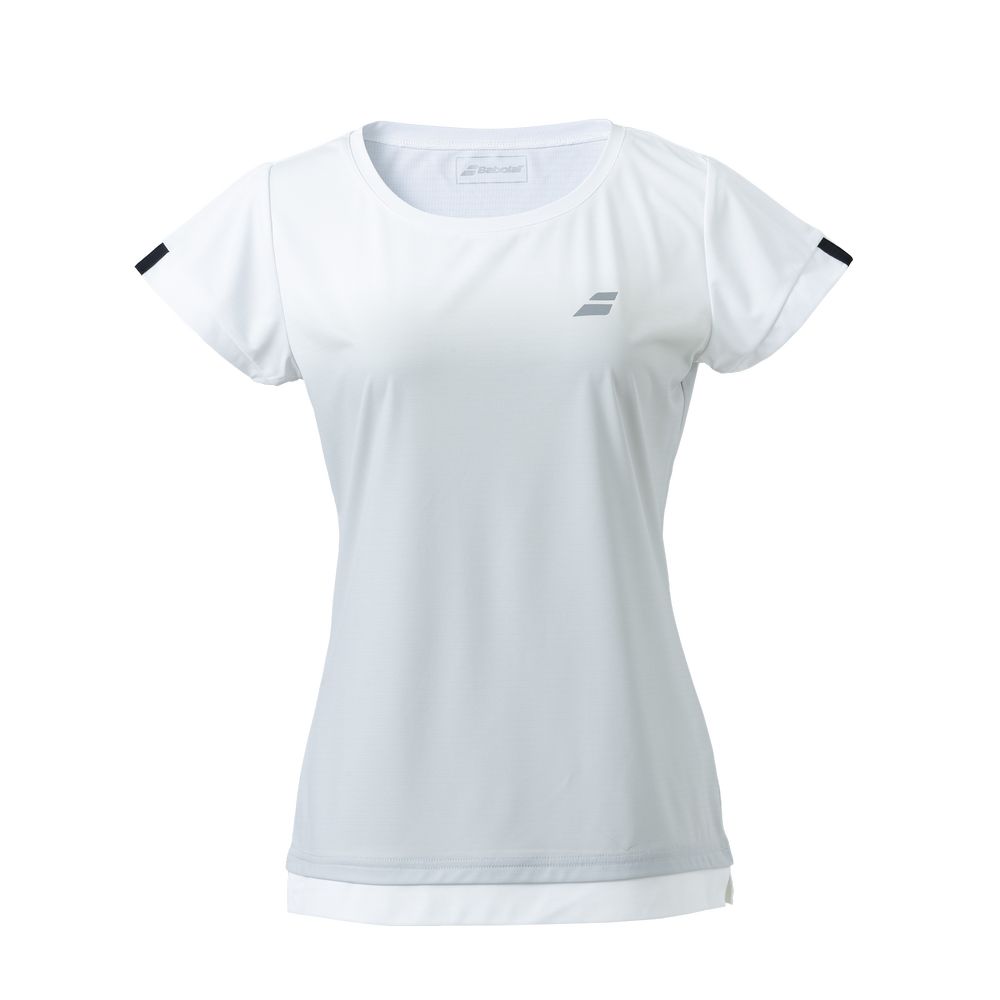 バボラ Babolat テニスウェア レディース   CLUB SHORT SLEEVE SHIRT...