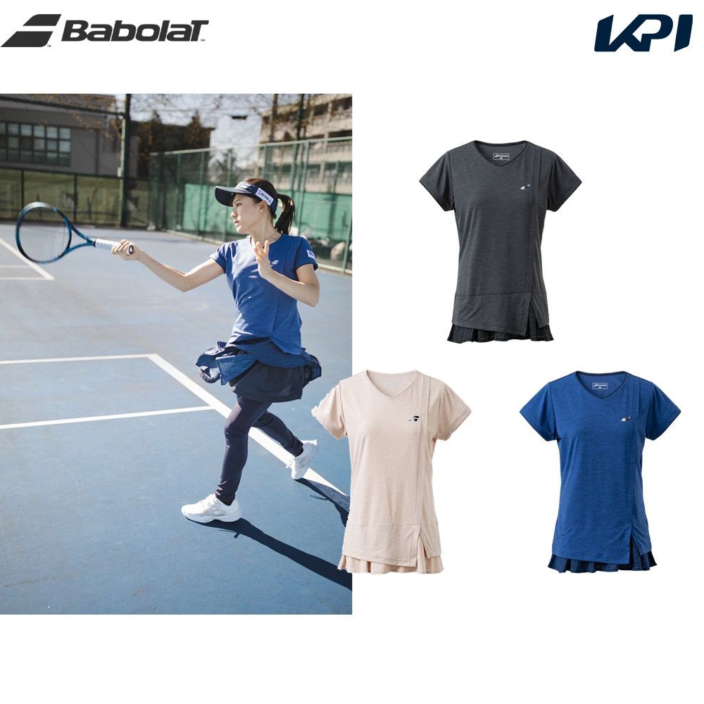 バボラ Babolat テニスウェア レディース VS ショートスリーブシャツ BWG3320 2023SS『即日出荷』｜kpi