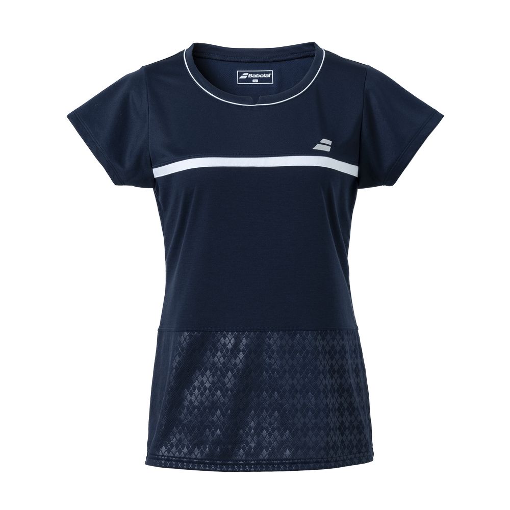 バボラ Babolat テニスウェア レディース ピュア ショートスリーブシャツ PURE SHORT SLEEVE SHIRT BWG3375 2023FW