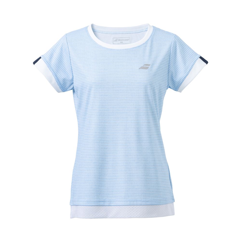 バボラ Babolat テニスウェア レディース   CLUB SHORT SLEEVE SHIRT ショートスリーブ 半袖Tシャツ BWG4330C 2024SS | Babolat | 01