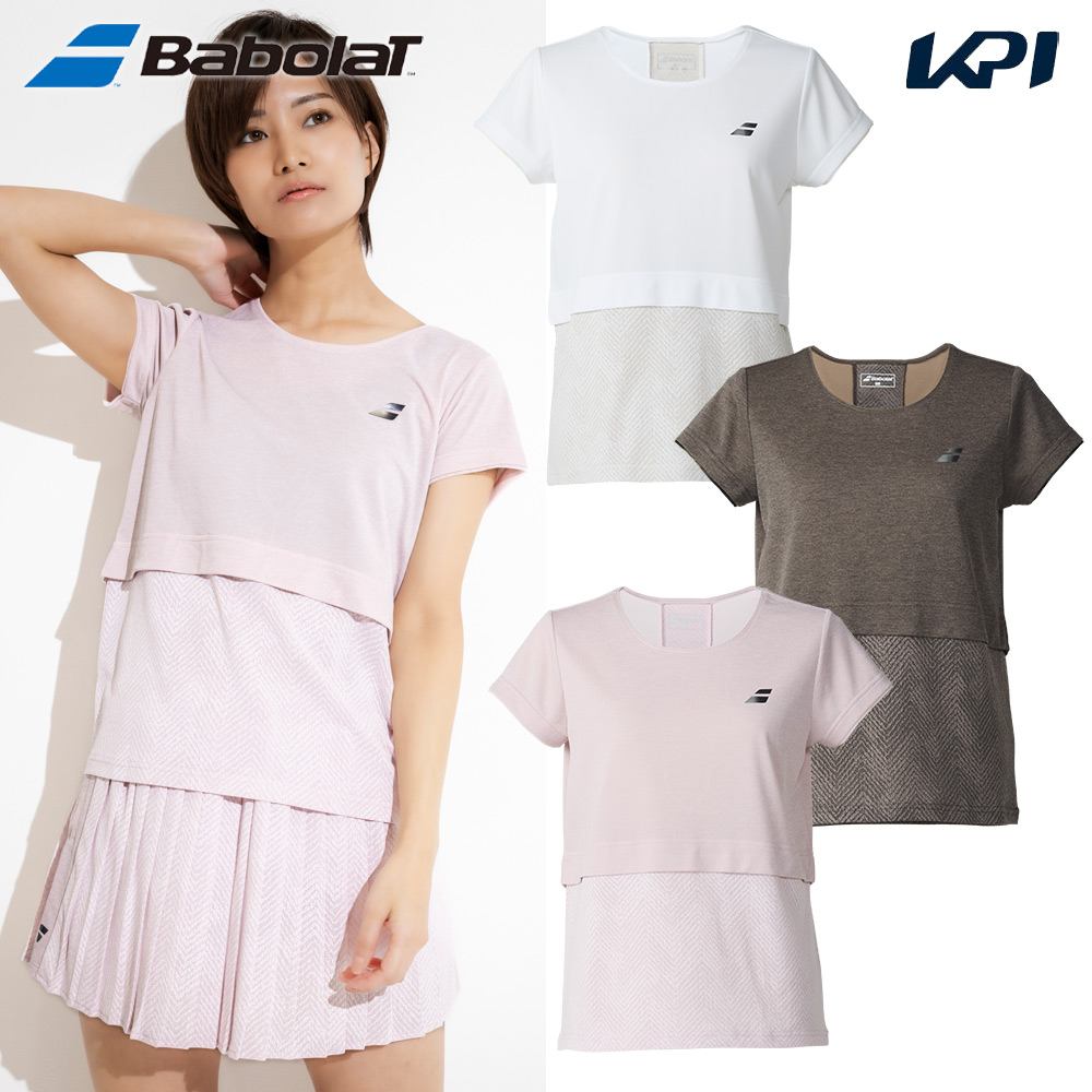 Babolat バボラ テニスウェア レディース VS SHORT SLEEVE SHIRT