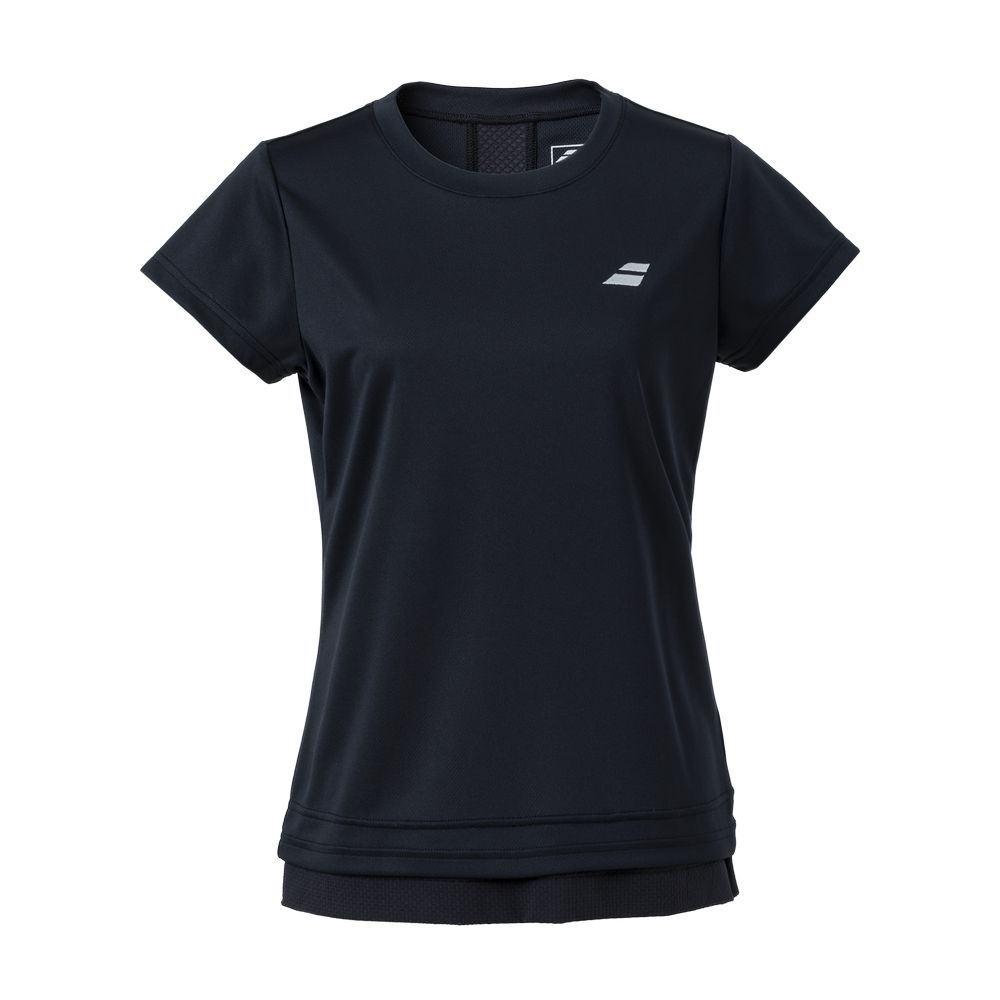 バボラ Babolat テニスウェア レディース ピュア ショートスリーブシャツ PURE SHORT SLEEVE SHIRT BWP3574 2023FW『即日出荷』｜kpi｜03