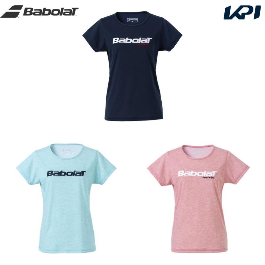 バボラ Babolat テニスウェア レディース ピュア ショートスリーブシャツ PURE SHORT SLEEVE SHIRT BWP3575 2023FW